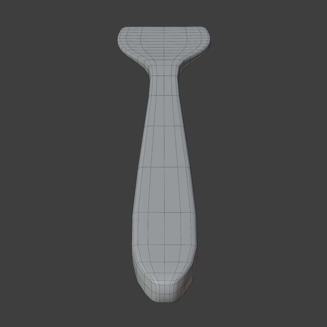 Wooden spatula 3D model - TurboSquid 1739756