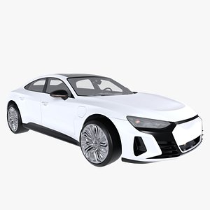 3D Modern Sedan Car model