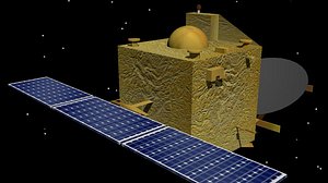 mangalyaan space craft 3d model