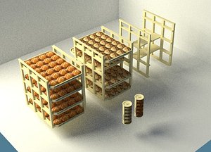 bread tray 3d model