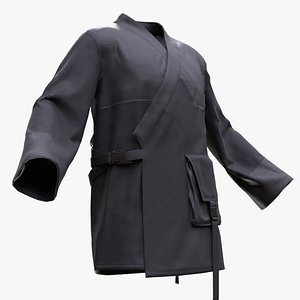 Man and Woman in Military Jacket 74 3D model