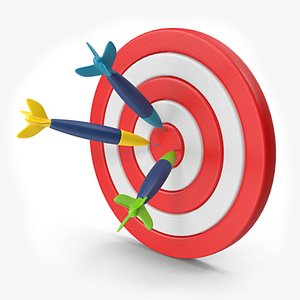 Cartoon Darts