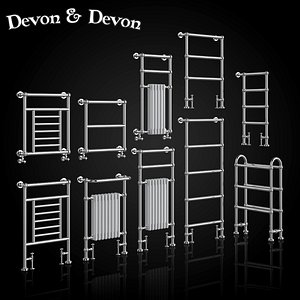 A set of heated towel rails Devon Devon