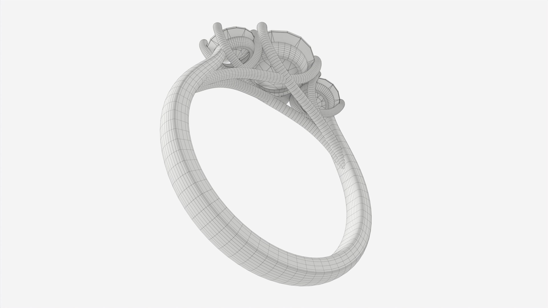 Gold Diamond Ring Jewelry 06 model - TurboSquid 1968825