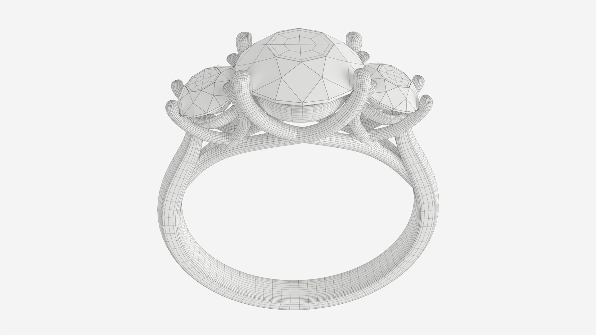 Gold Diamond Ring Jewelry 06 model - TurboSquid 1968825