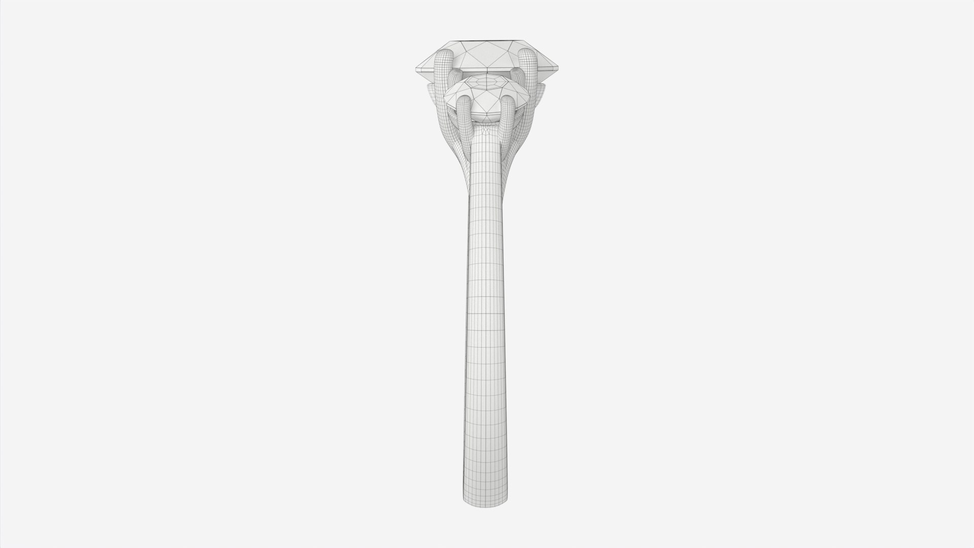 Gold Diamond Ring Jewelry 06 model - TurboSquid 1968825