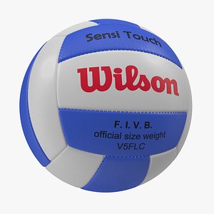 3d volleyball ball wilson modeled model