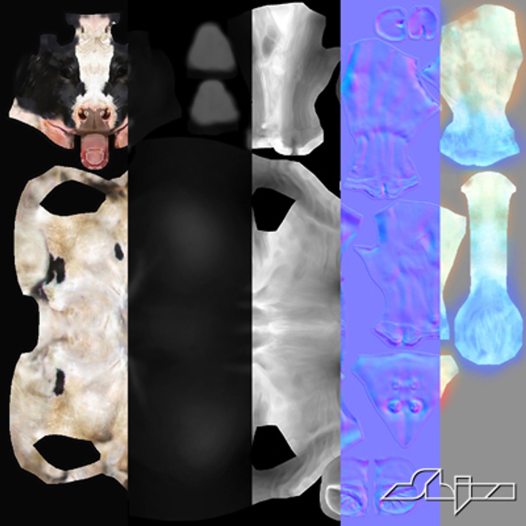 3d Cow Model
