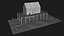 West Storage House - model 3D magazynu low-poly