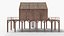 West Storage House - model 3D magazynu low-poly