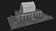 West Storage House - model 3D magazynu low-poly