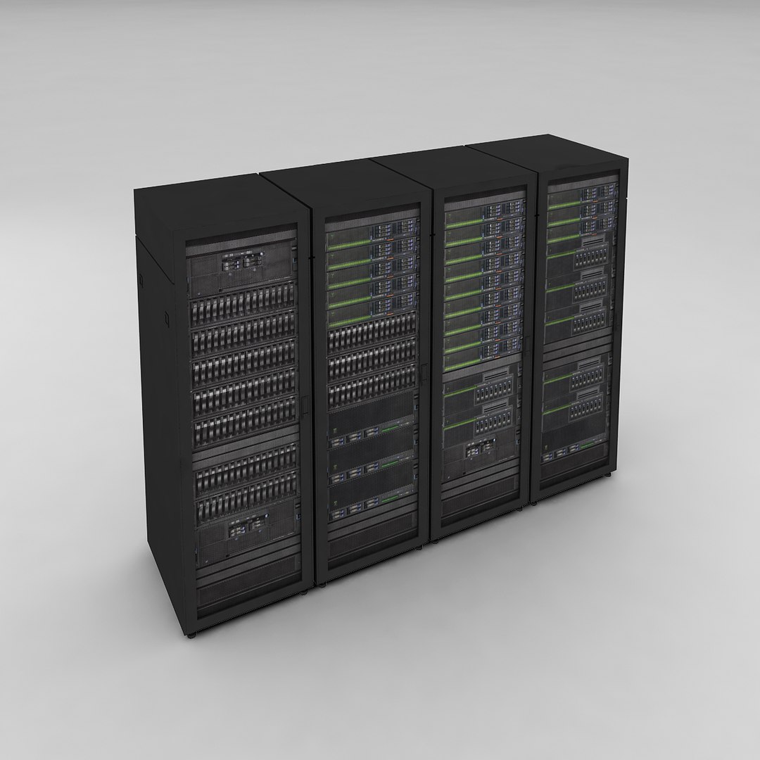 Server Racks - Ibm 3d Model
