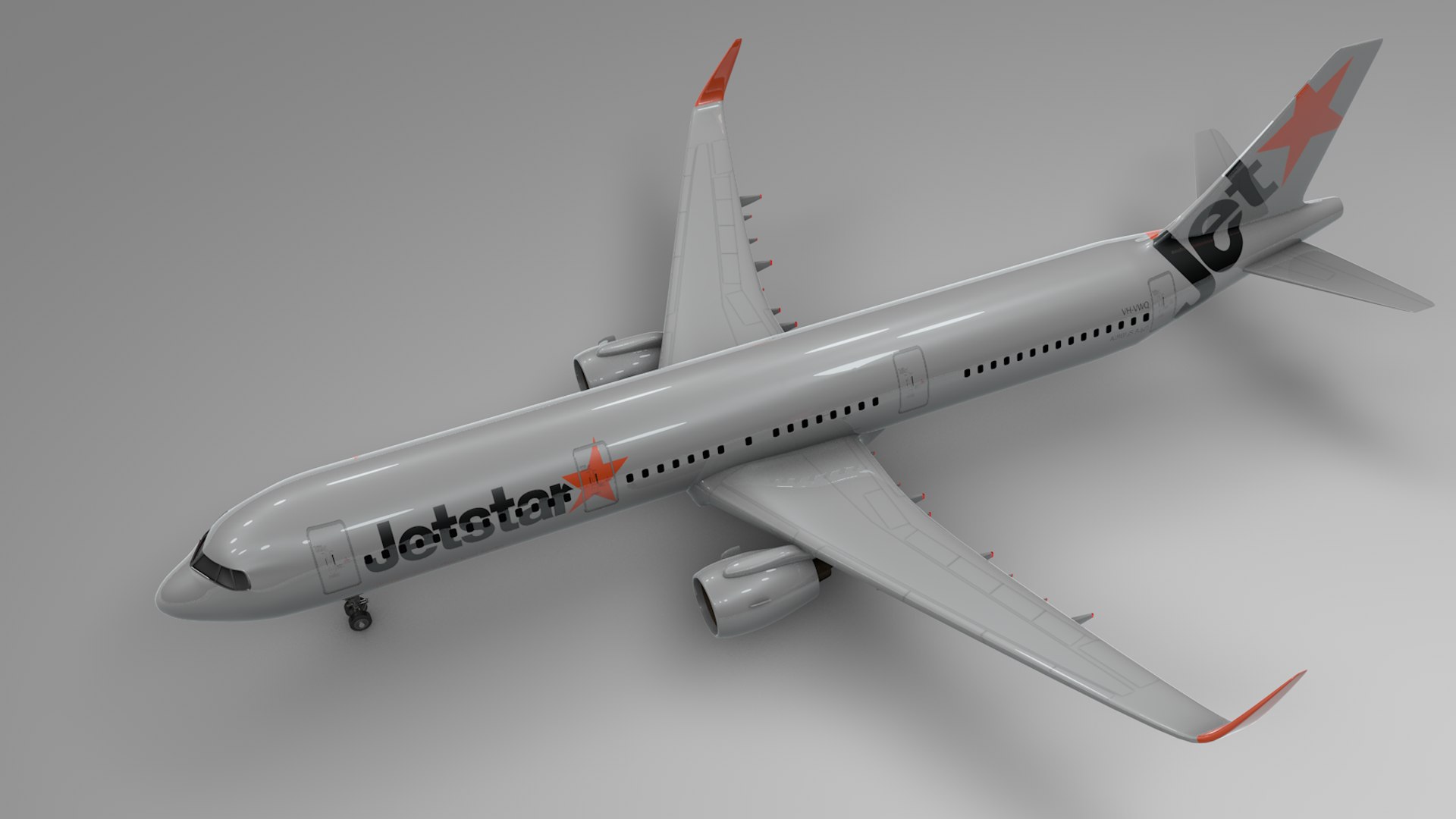 3D Airbus A321 Neo Jetstar - TurboSquid 1443752