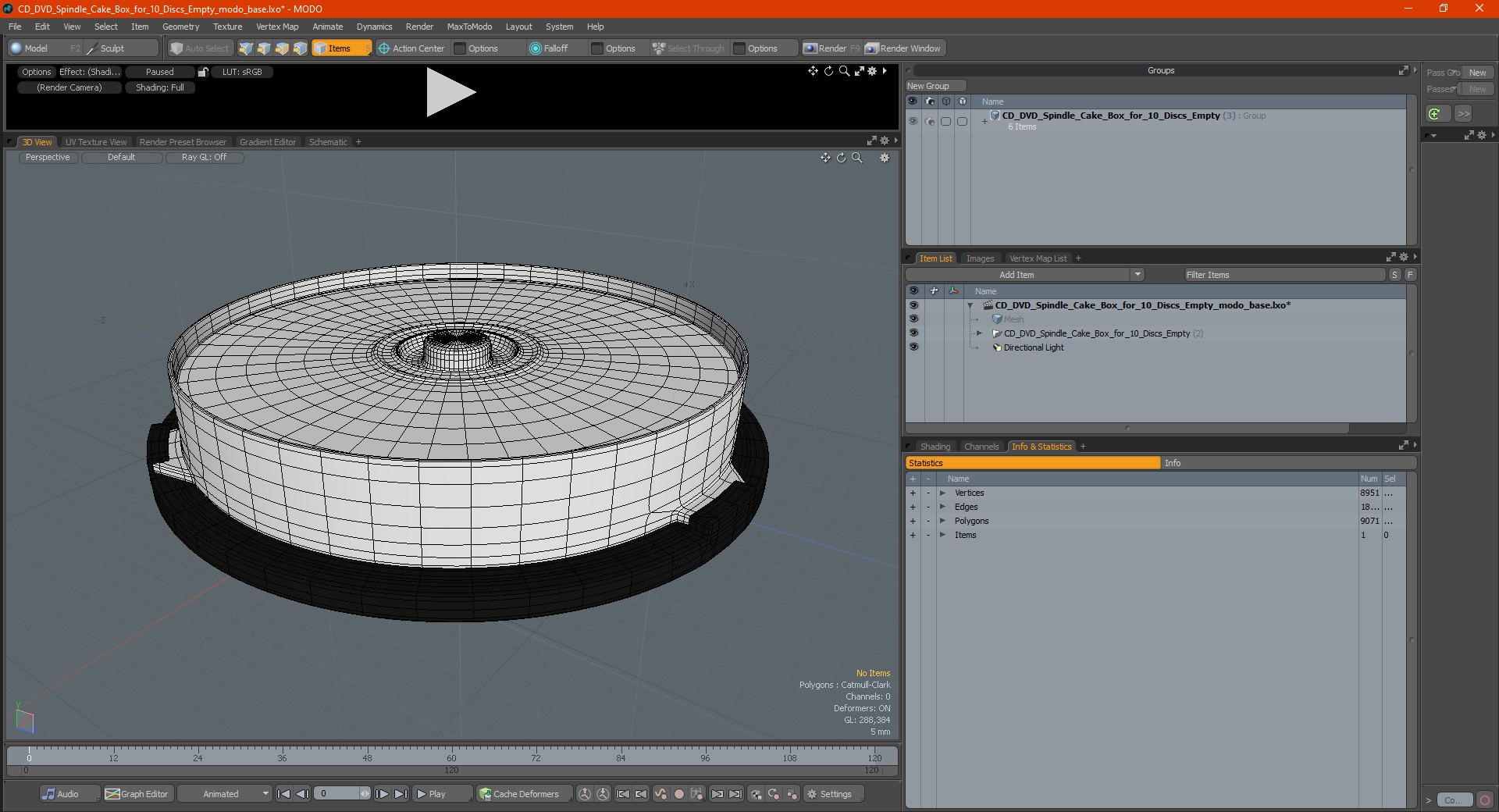 3D CD DVD Spindle Cake Box for 10 Discs Empty model - TurboSquid 1830068