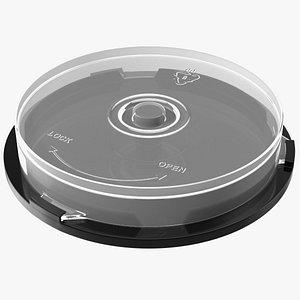 CD DVD Spindle Cake Box for 10 Discs Empty