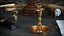 Antique Candle Holder with Handle