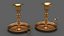 Antique Candle Holder with Handle