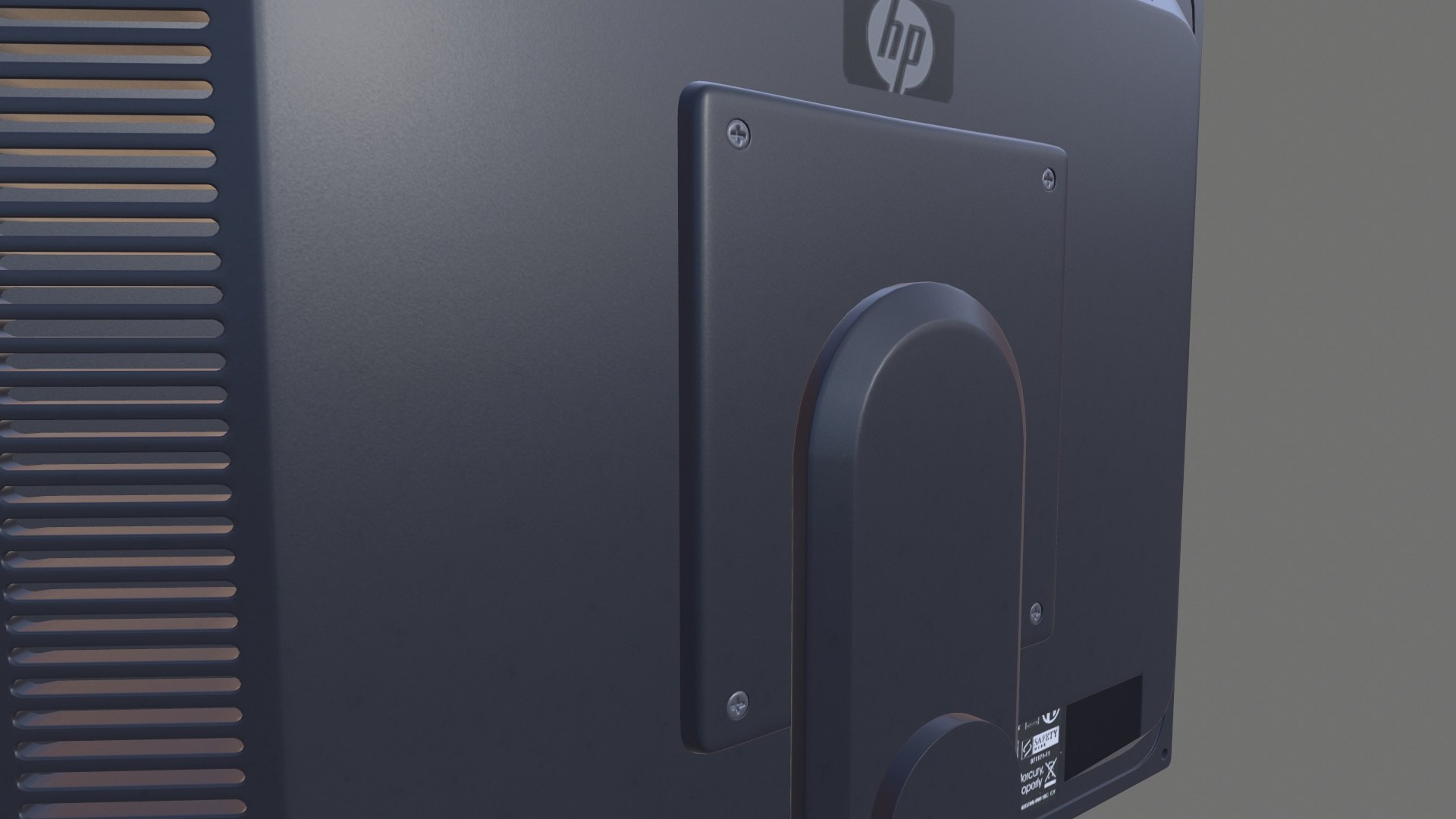HP Compaq Monitor 3D - TurboSquid 2023330