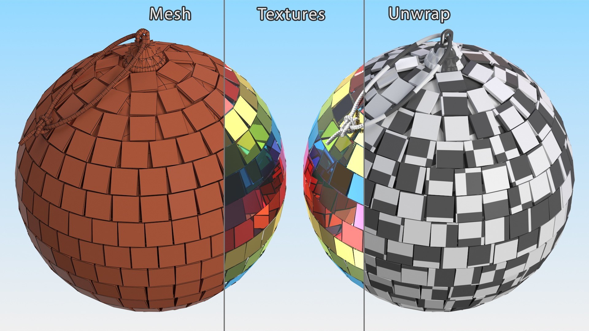 3D Rainbow Disco Balls Collection https://p.turbosquid.com/ts-thumb/ZI/URlduy/s5/rainbow_disco_balls_collection_032/jpg/1770457401/1920x1080/fit_q87/be541bb4b407515798040e7cfc916551c23fda8c/rainbow_disco_balls_collection_032.jpg