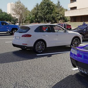 Filled Street Car Parking 54 Lots New model