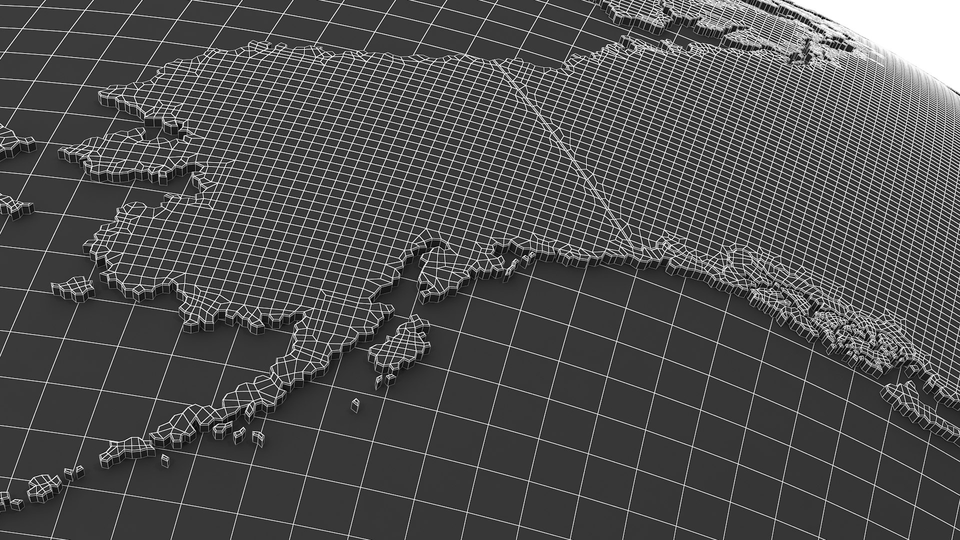 3D globe earth geopolitical model - TurboSquid 1444417