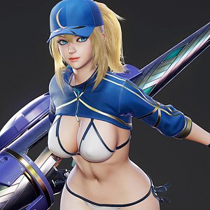 mysterious heroine xx - 3D model