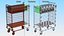 Shopping Baskets and Trolley Collection 6 3D model