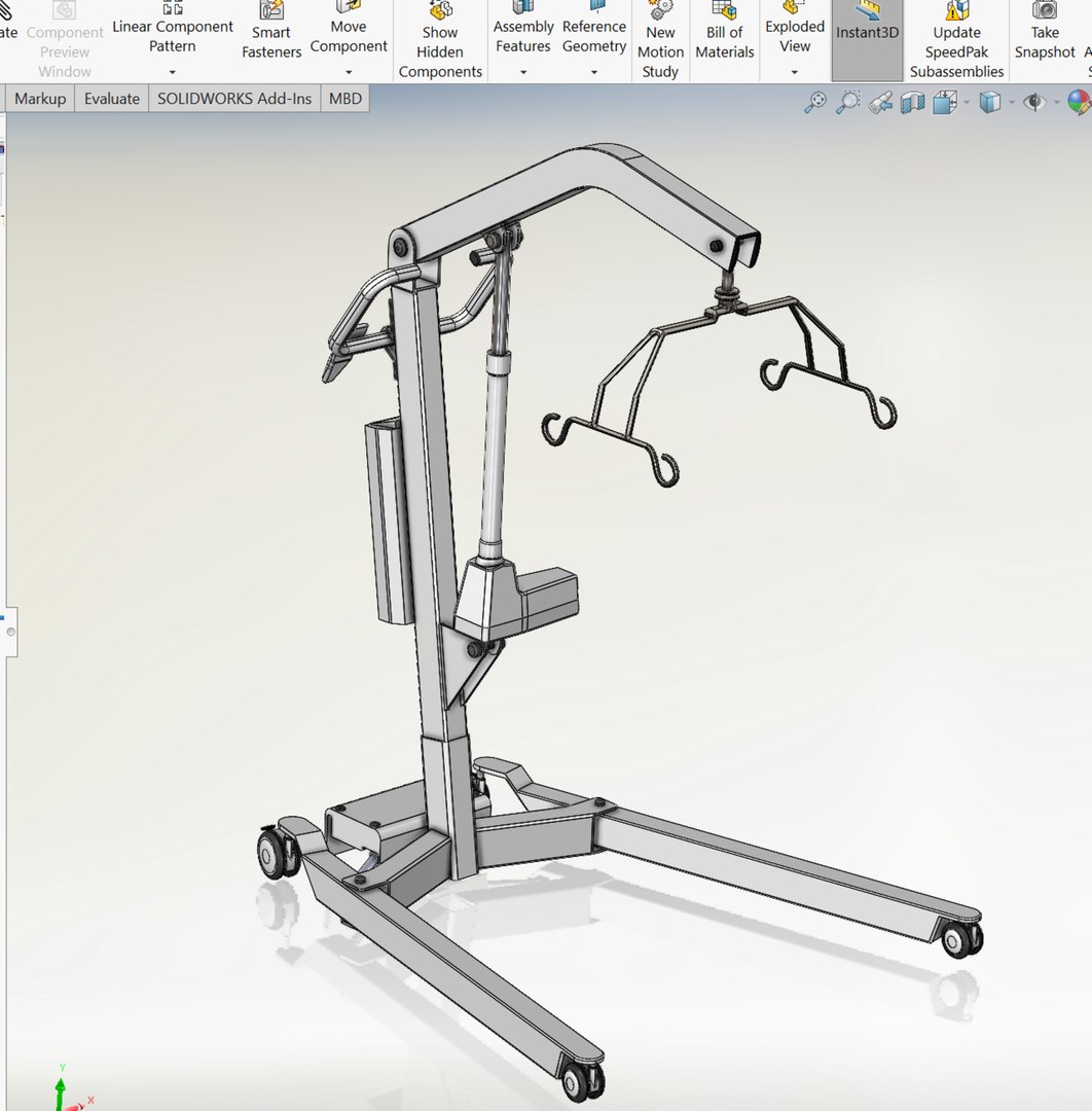 3D PATIENT HOIST PORTABLE LIFT LIFTER FOR AGED CARE HOSPITAL HOMES AND
