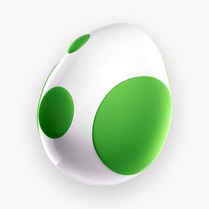 3D Dinosaur Egg model