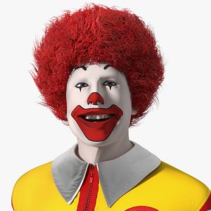 Ronald McDonald Clown Fur Rigged