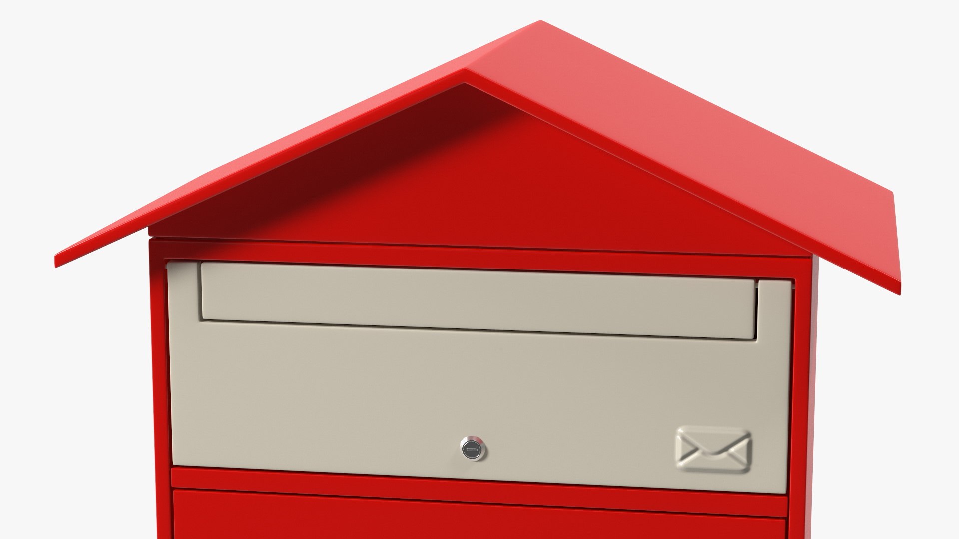 Drop Box For Parcels Red 3D - TurboSquid 2029478
