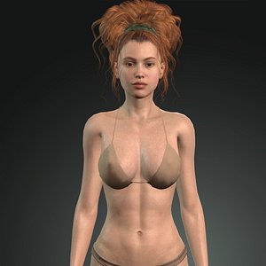 sexy realistic female model