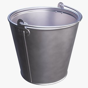 3D model bucket 12 liters