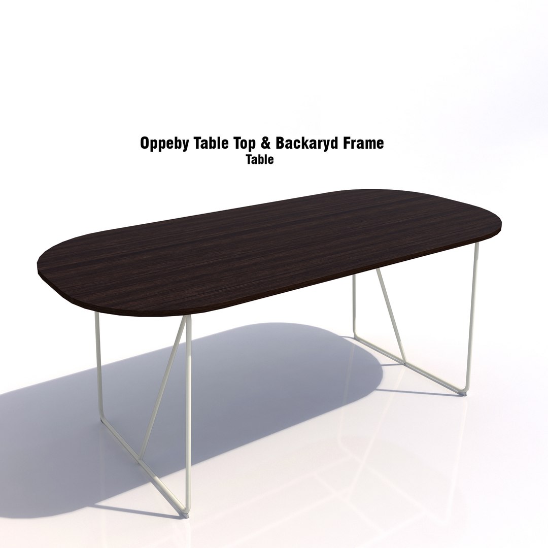 Ikea Oppeby Table 3d Model