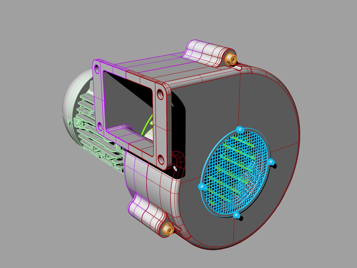 3D Industrial Blower Fan Animation - TurboSquid 1307891