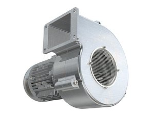 Industrial Centrifugal Blower Fan - Animated
