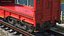 3D DB Cargo Coil Transporter Tarpaulin Freight Wagon No Interior Dirty
