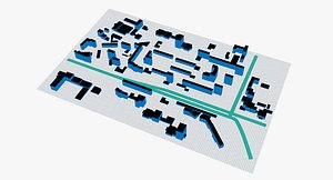 free urban 3d model