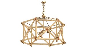 Hickory Currey and Company Lamps and Lighting Kingali Lantern 3D model