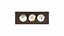 Thai traditional sweets Khanom Phra Pai  Coconut Dumpling on a dark wooden tray
