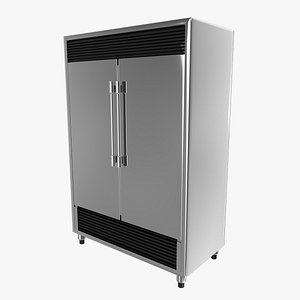 industrial fridge 3d model