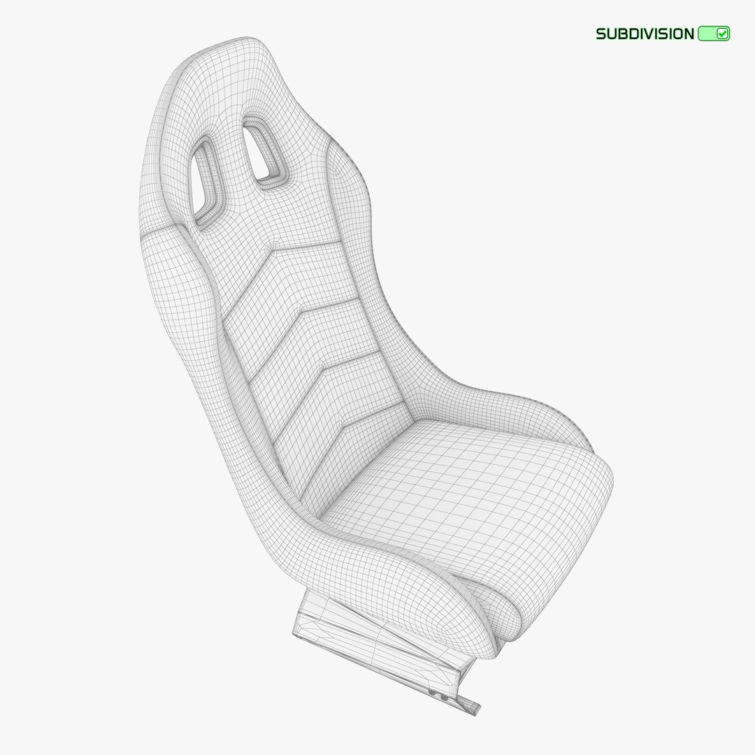 Generic Racing Seat A 3D Model - TurboSquid 2302029