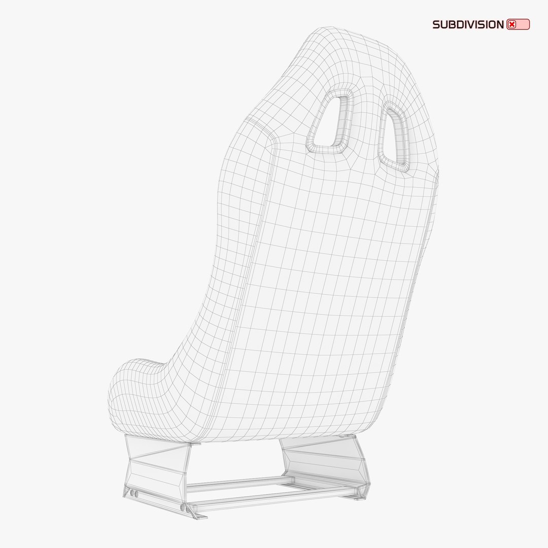 Generic Racing Seat A 3D Model - TurboSquid 2302029