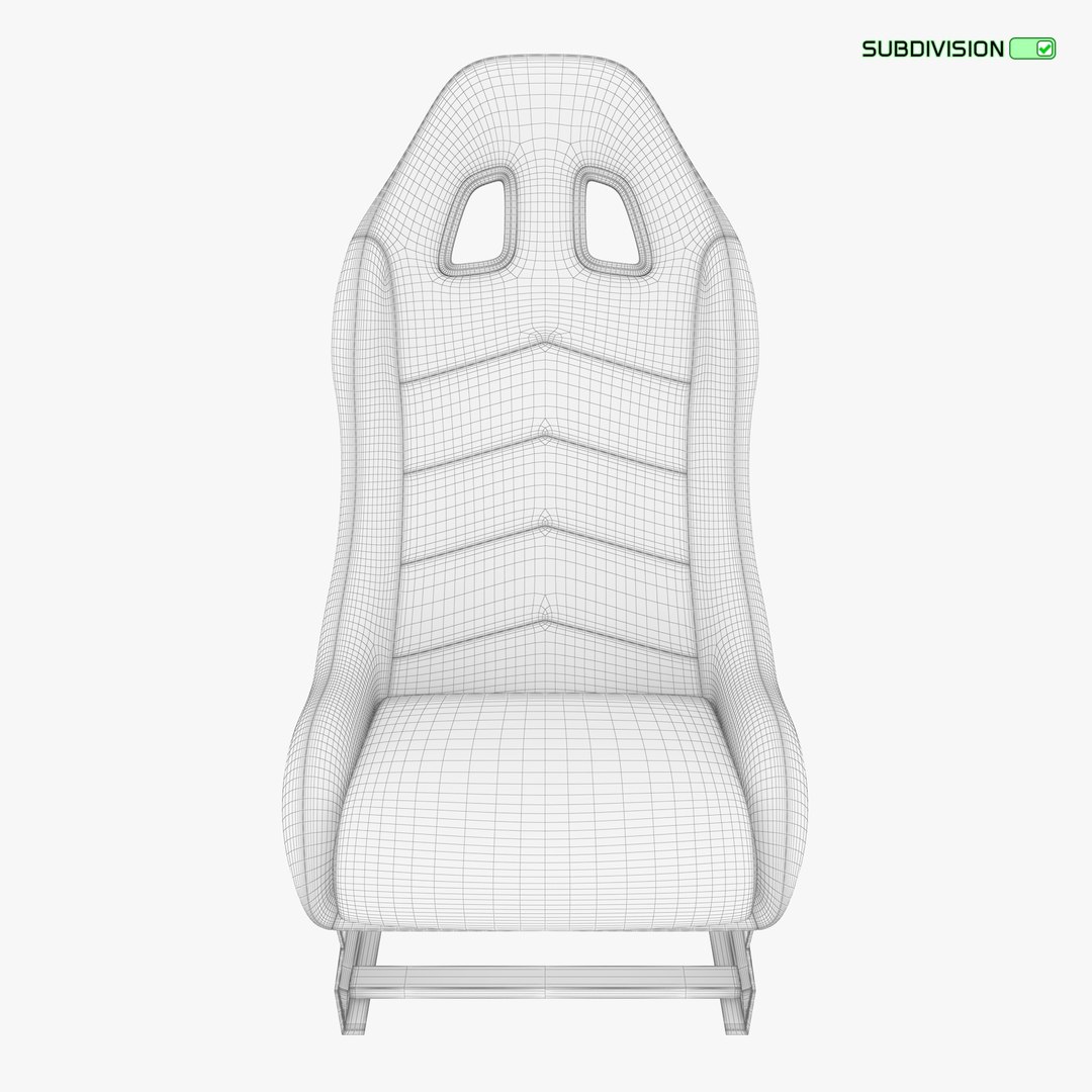 Generic Racing Seat A 3D Model - TurboSquid 2302029