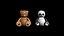 テディベアとパンダベア