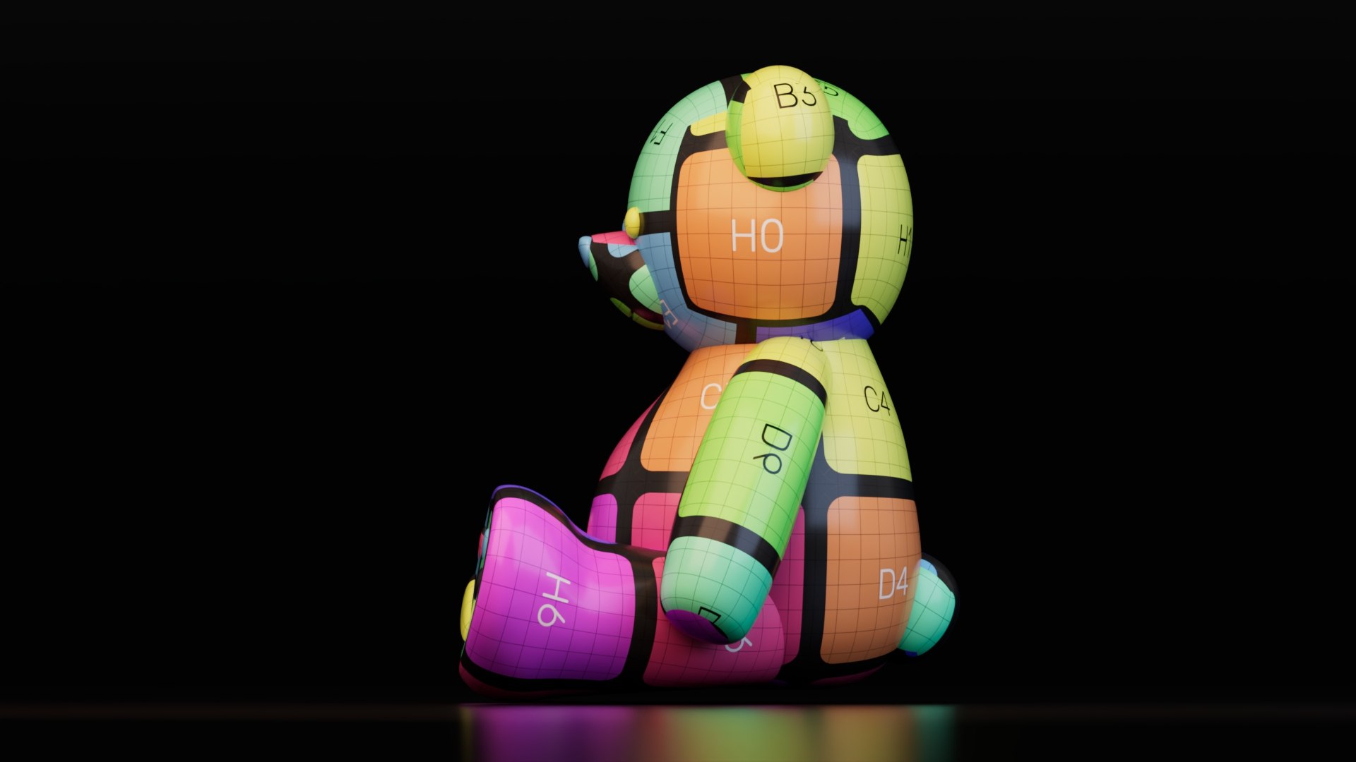 Teddy Bear  and Panda Bear 3D model https://p.turbosquid.com/ts-thumb/ZI/tTuAUr/w3/uv2/jpg/1756452060/1920x1080/fit_q87/1743ab3a8f0222599fb203b6136e98826a9a335e/uv2.jpg