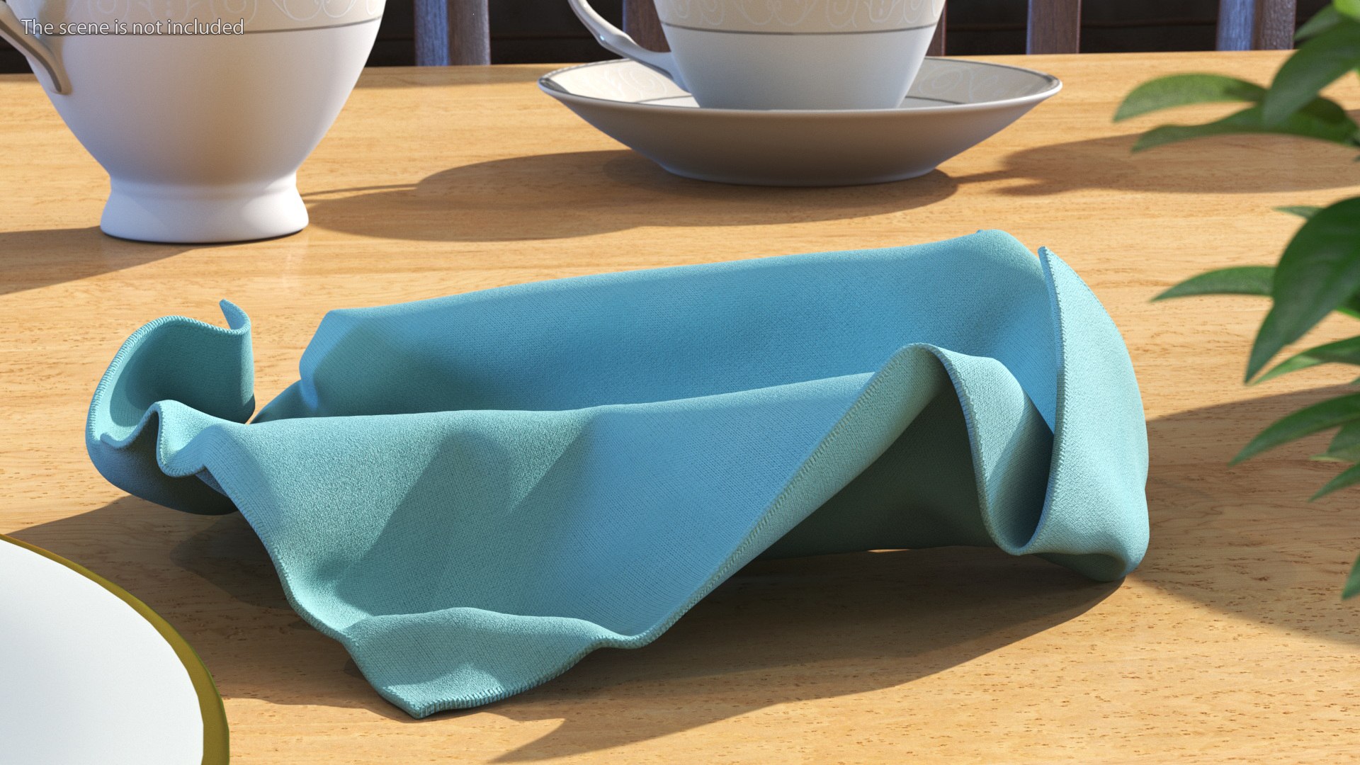Kitchen Microfiber Blue Model - TurboSquid 2133702