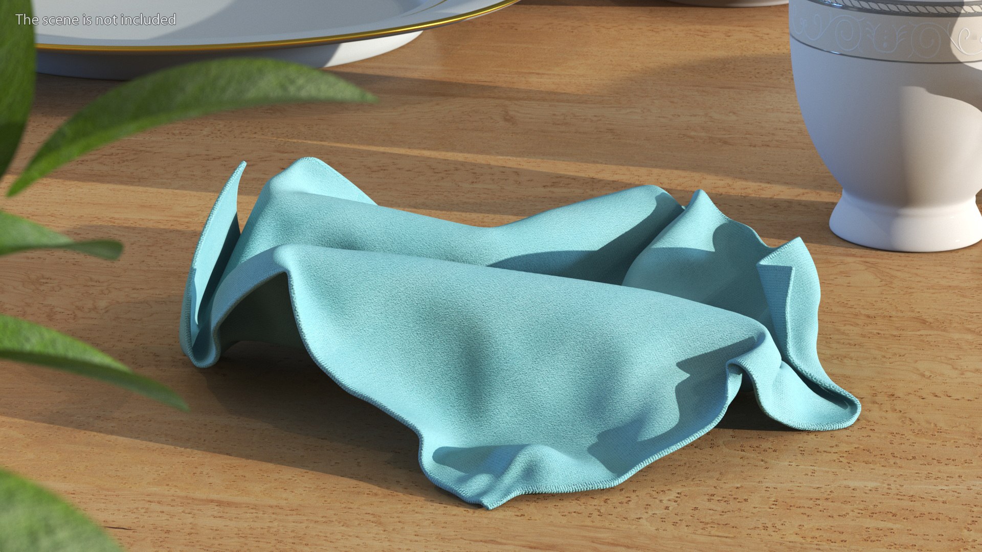 Kitchen Microfiber Blue Model - TurboSquid 2133702