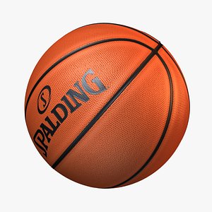 basketball spalding basket ball 3D model