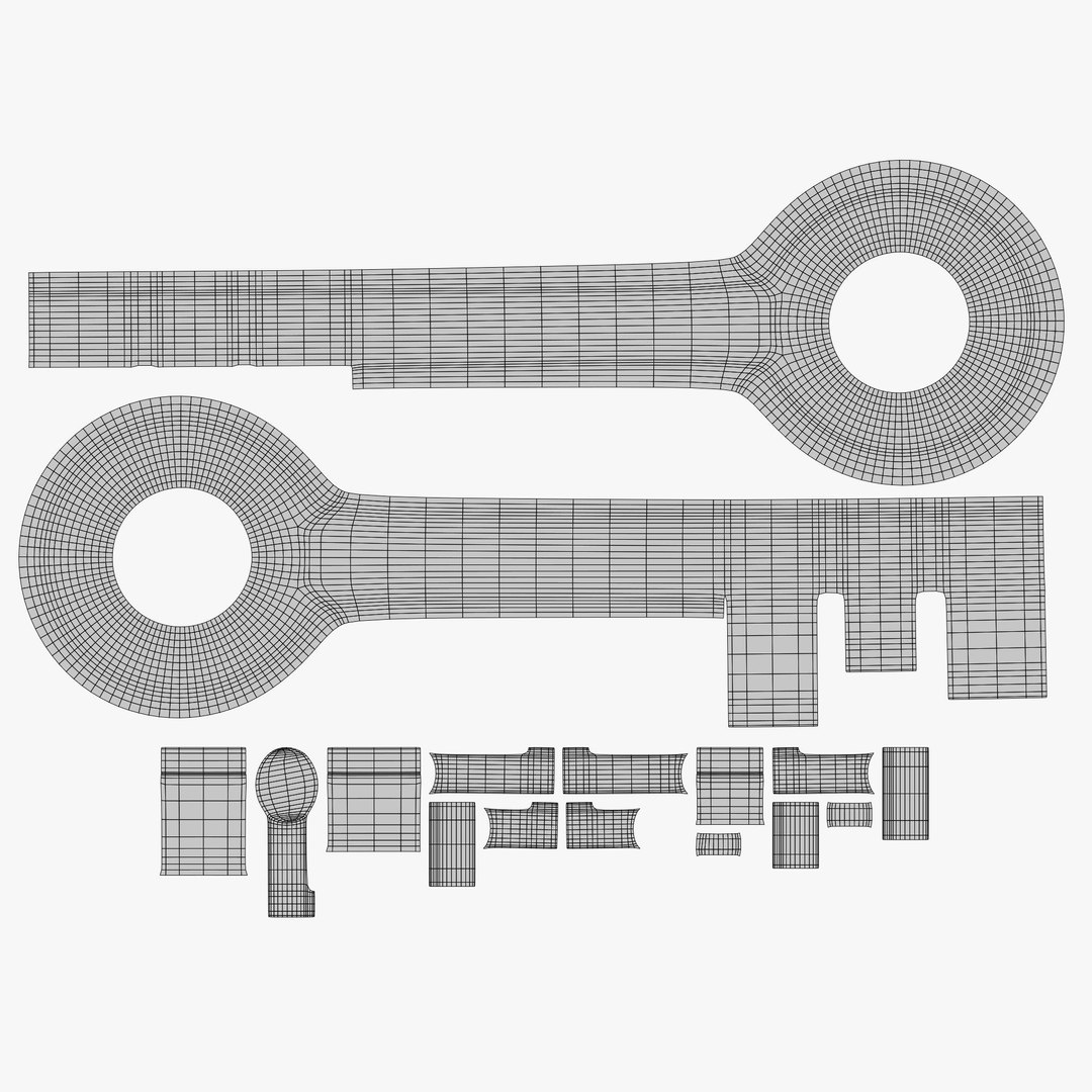 3D Stylized Key 2 Model - TurboSquid 1917972